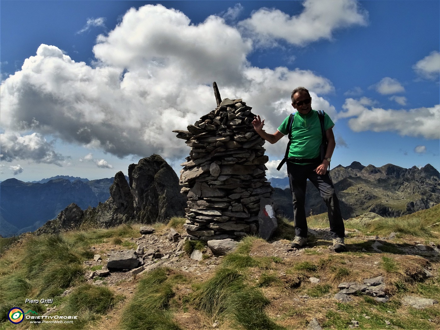 05 All'omone (2340 m circa)  di rappresentanza del Ponteranica centrale (2372 m).JPG